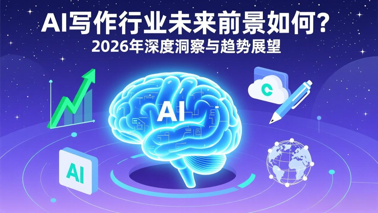 AI写作行业未来前景如何？2026年深度洞察与趋势展望